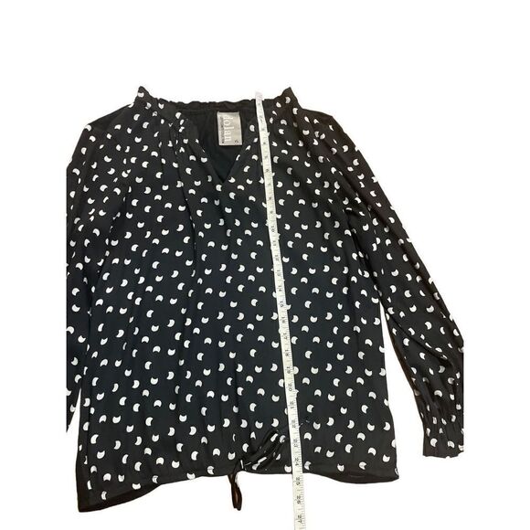 ANTHROPOLOGIE Dolan Left Coast Alcine Printed Ruffle Moon Print French Q… - Picture 13 of 13